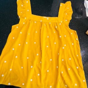 Precious flutter sleeves, roomy and great dressed up or casual